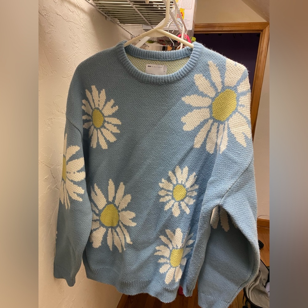 Asos flower sweater